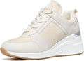 Cestfini Wedge Sneakers for Women - Stylish Breathable High Heels