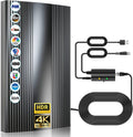 Outdoor Digital Antenna for All TVs Local Channels - 4K HD Signal