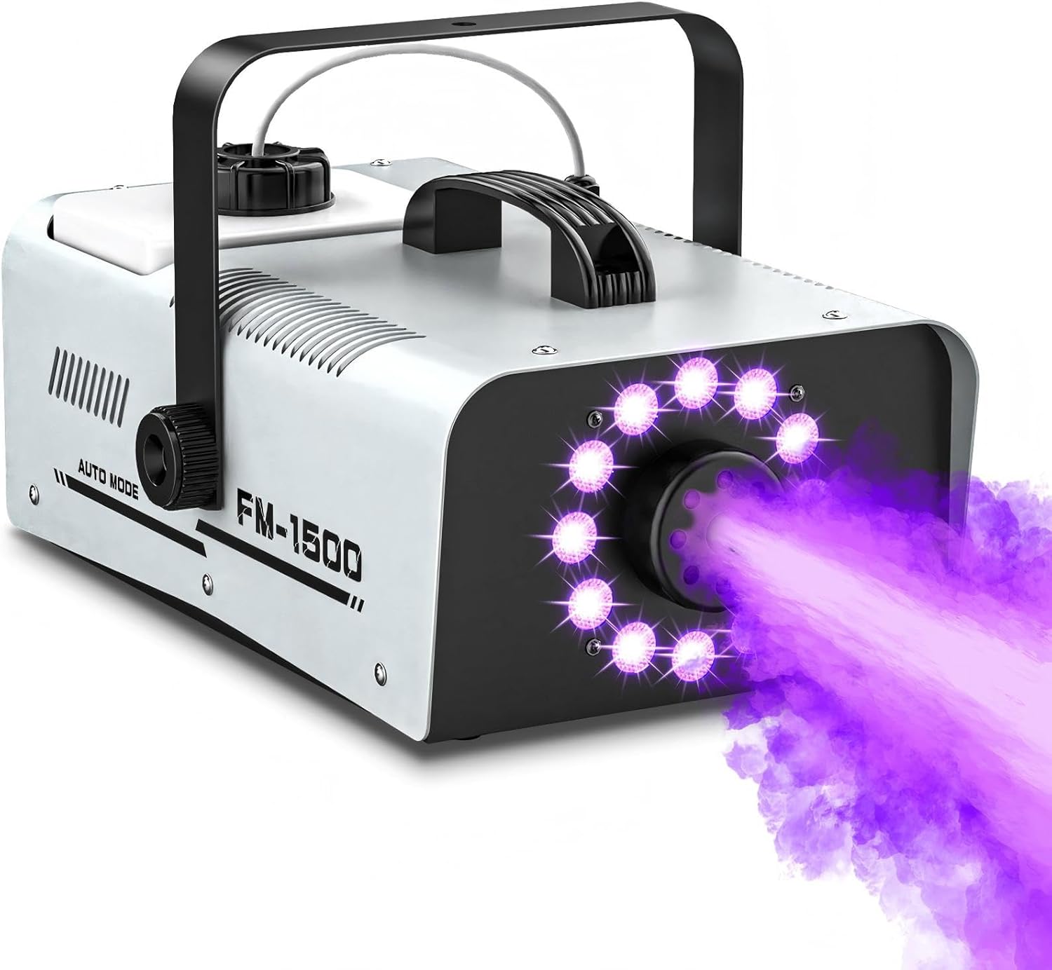 Fog Machine Outdoor Halloween with LED Lights and Remotes