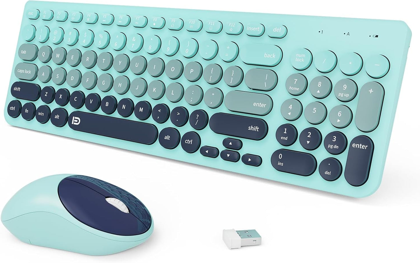 Wireless Keyboards Mouse Combos for Retro Typing Experience