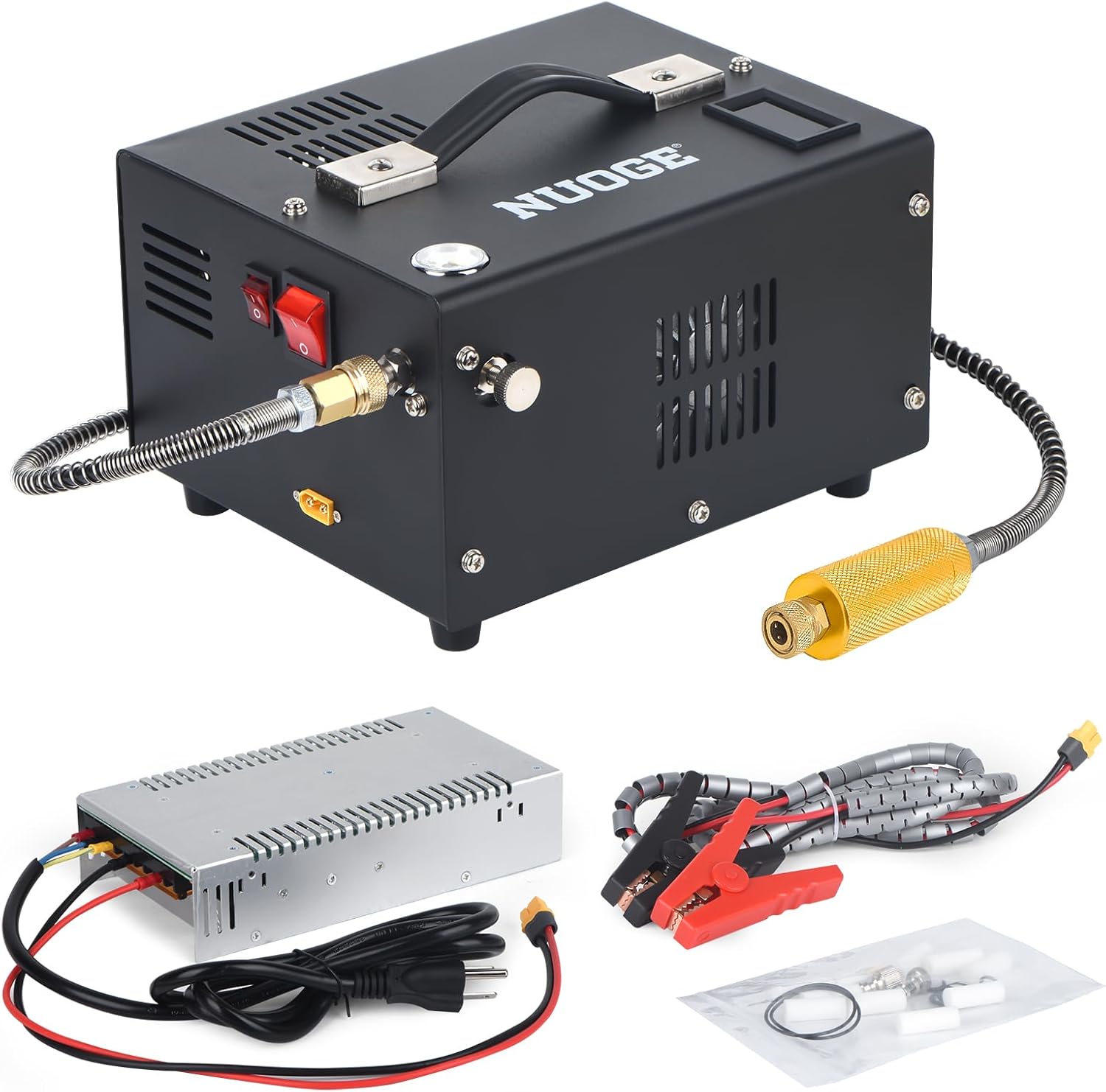 NUOGE 4500Psi 30Mpa PCP Air Compressor: Portable Power Anywhere!
