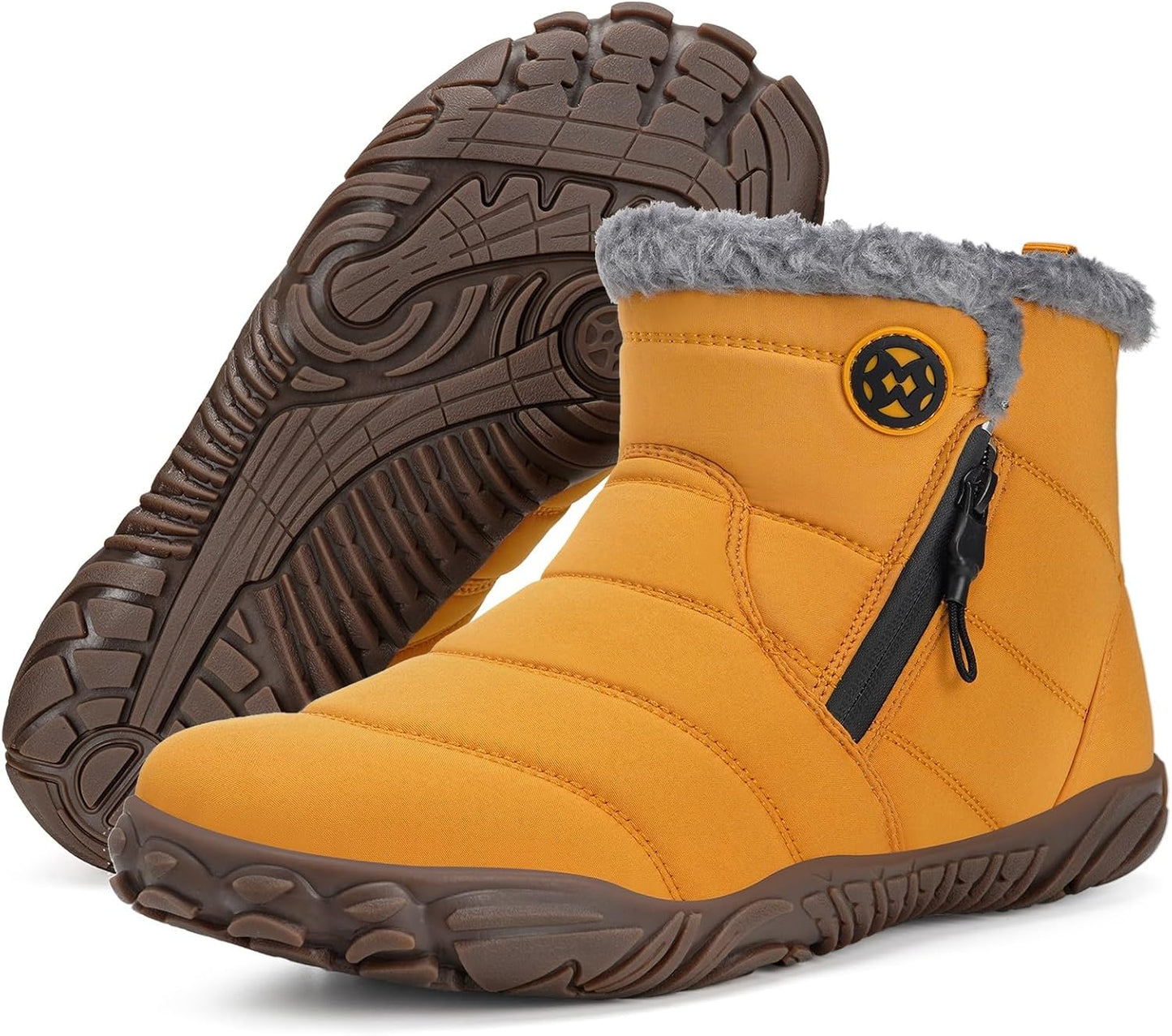Womens Mens Barefoot Boots for Winter Snow Activities Comfort