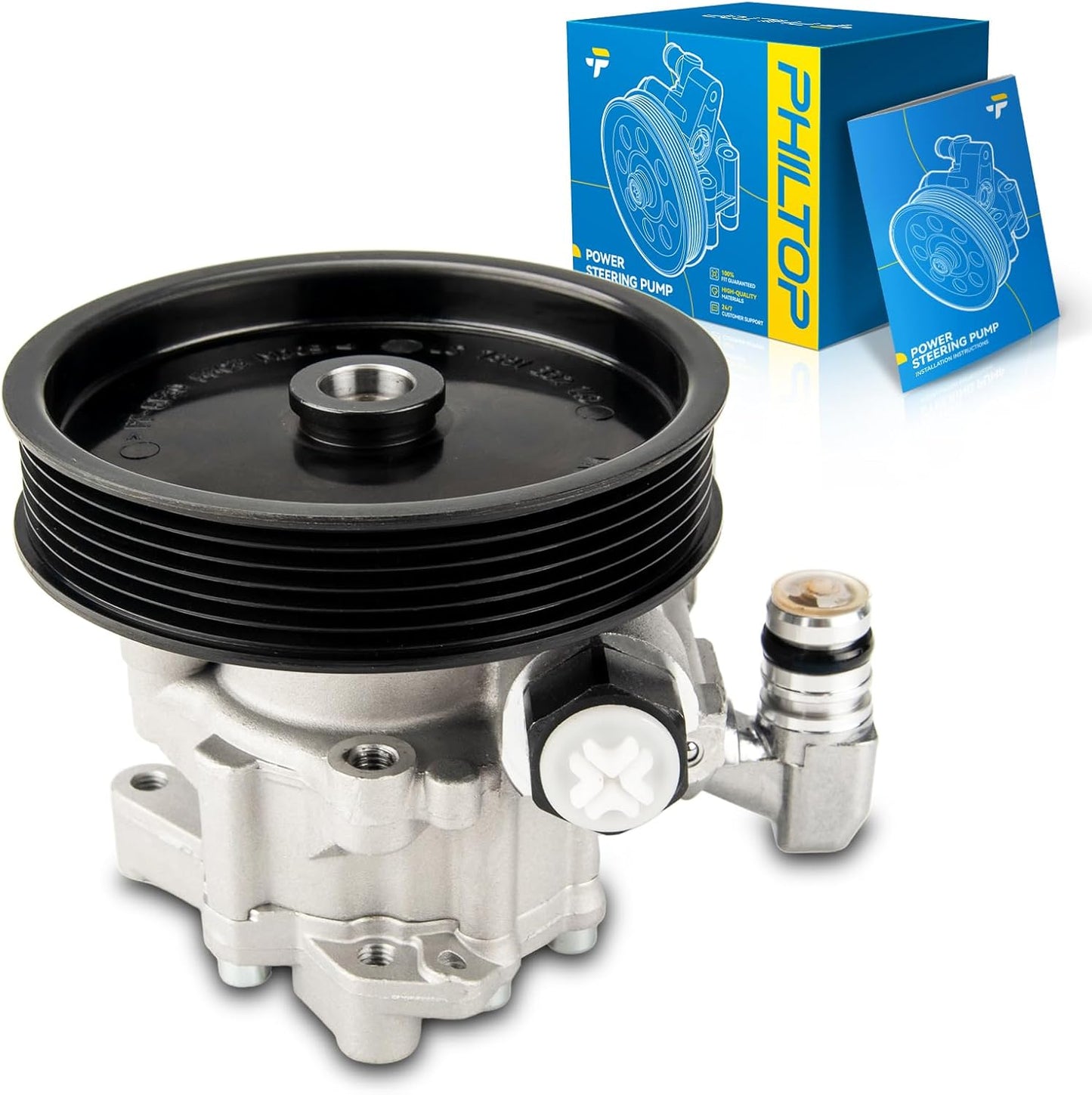PHILTOP Power Steering Pump for 2008-2010 C300 C350 Models