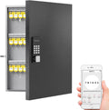72 Key Cabinet Organizer with OTP Unlock - Secure Offline Key Storage