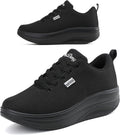 RUIDENG Walking Shoes for Women - Cushioned Non Slip Platform Sneakers