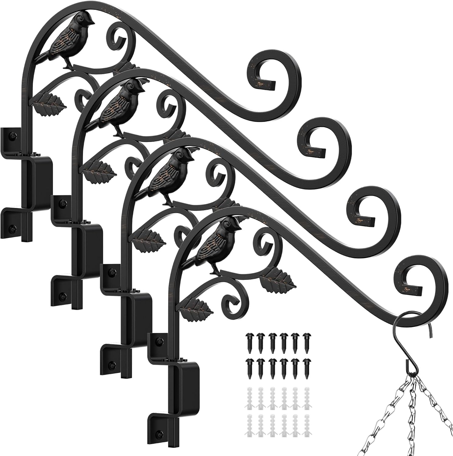 Sturdy 15.15 inch Plant Hangers Outdoor for Versatile Use