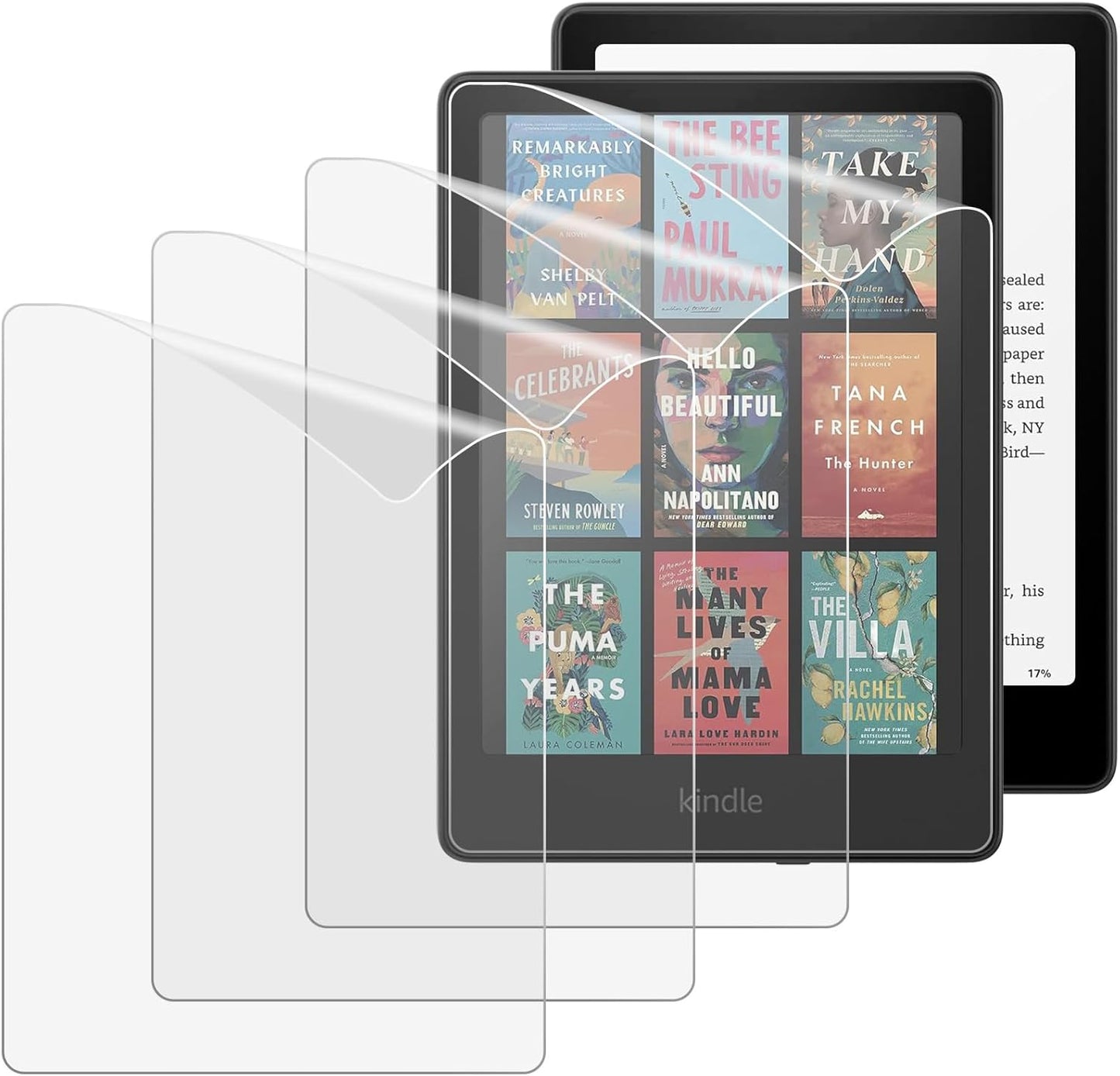 MoKo 4 Pack Screen Protector for 7in Kindle Paperwhite 2024