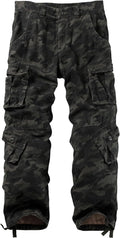 Men's Camo BDU Cargo Tactical Ripstop Casual Lightweight