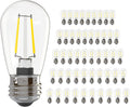 Banord Outdoor String Lights Vintage LED Filament Bulb 100 Pack