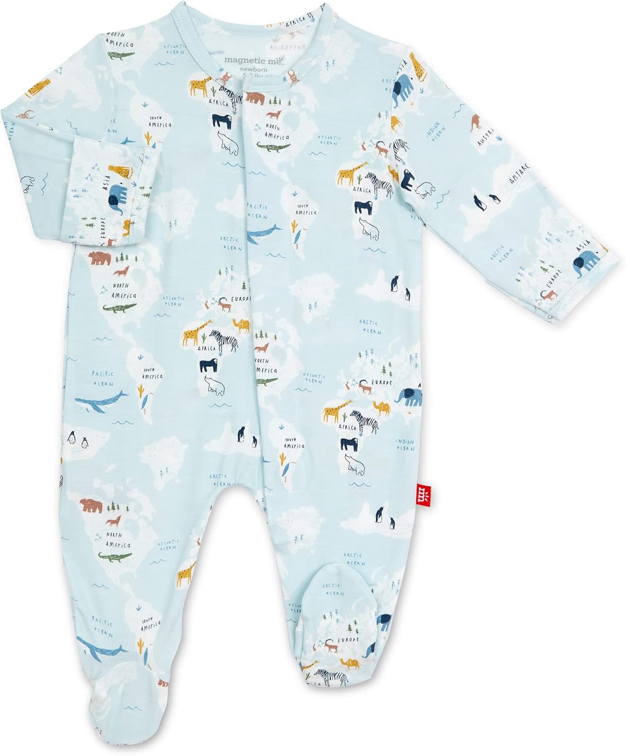 Magnetic Me Footie Pajamas for Easy Baby Sleepwear Changes
