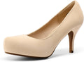 DREAM PAIRS Tiffany Women's Elegant Low Stiletto Heel Pumps