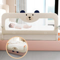 omzer Bed Guard Rail for Toddlers 59ft - Folding, Height Adjustable