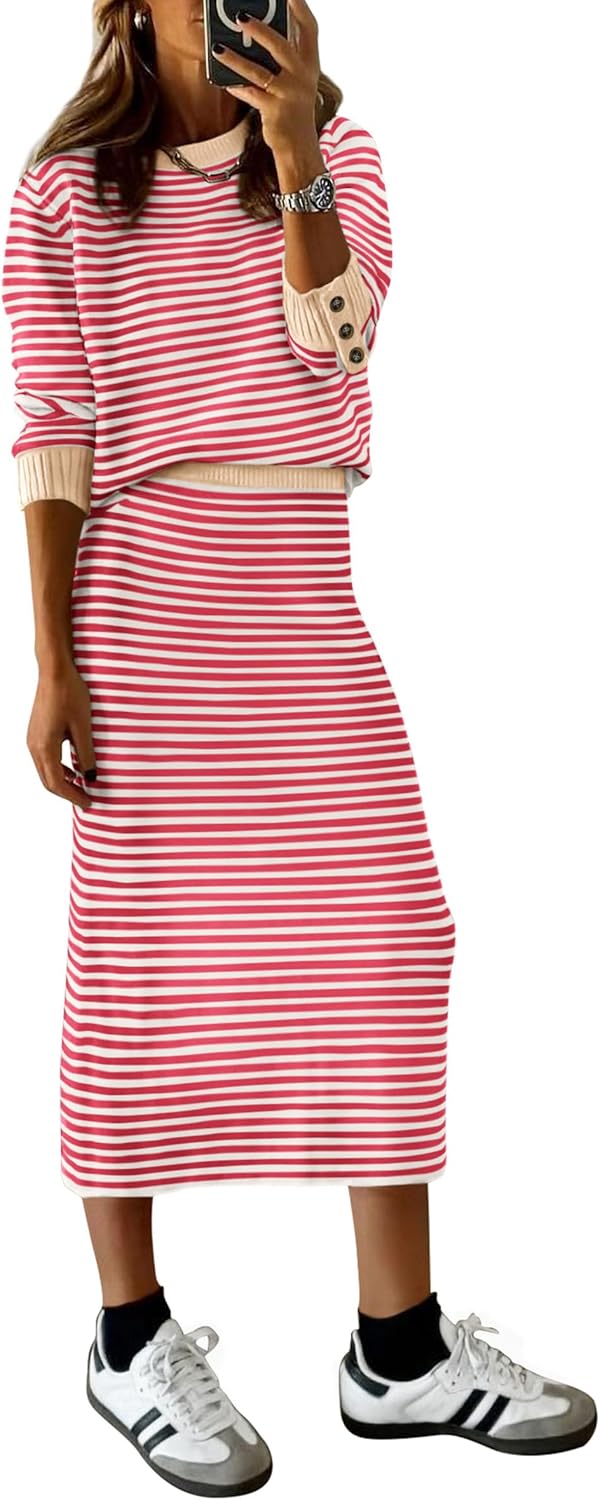 Stylish 2 Piece Skirt Sets for Women - Fall Fashion 2025