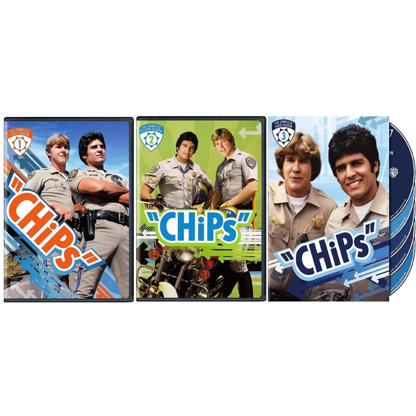 ChiPs Complete Seasons 1-3 Pack for Fans of Classic TV Shows