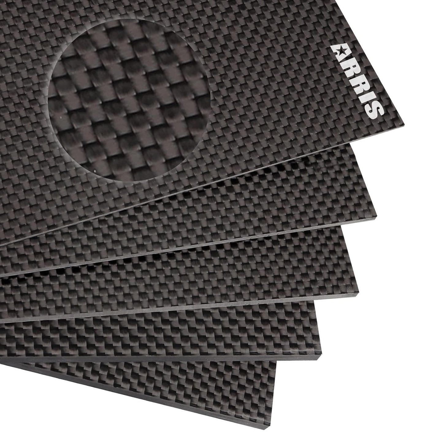 ARRIS 300x400mm 5mm Carbon Fiber Sheet for DIY Projects