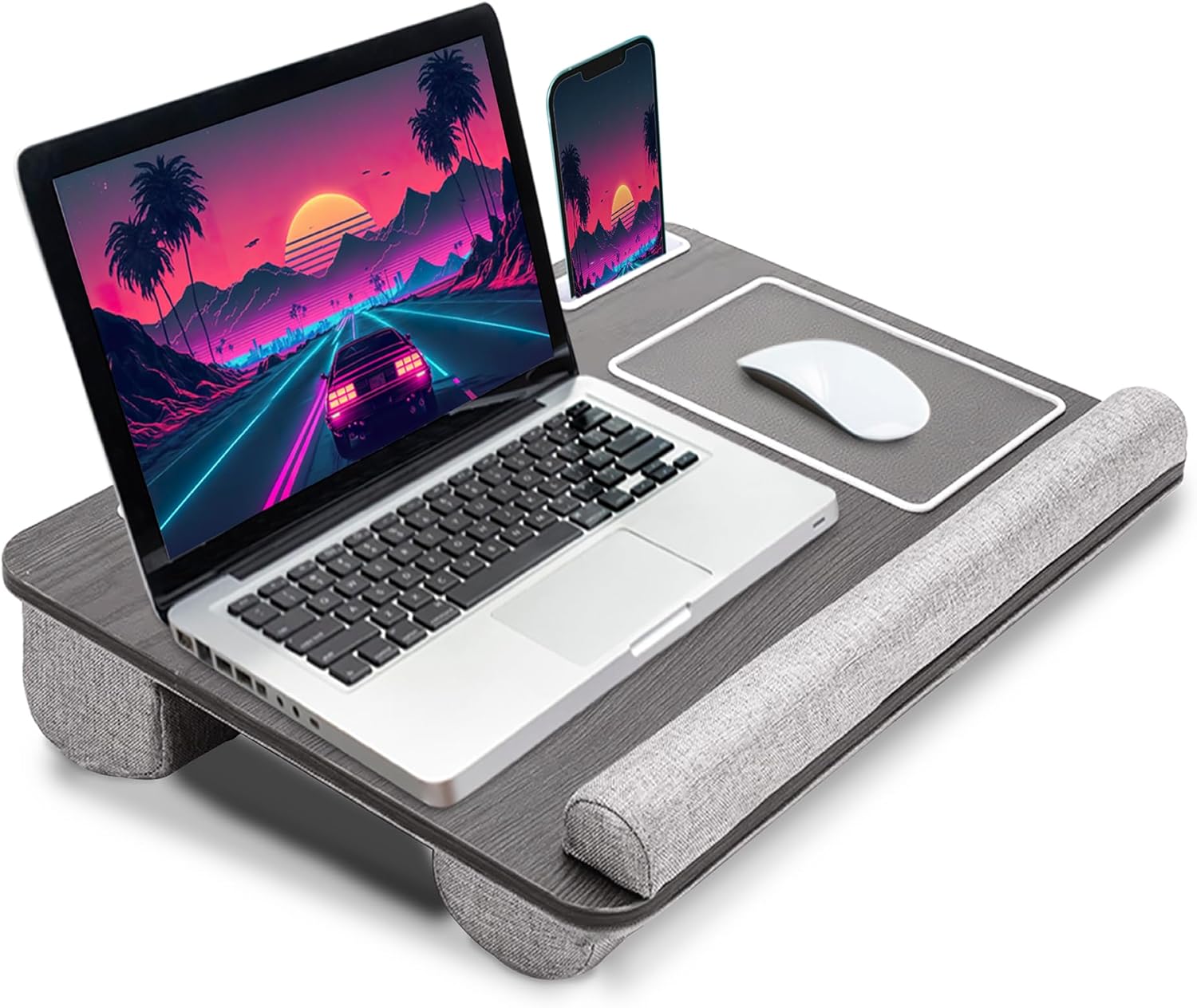 Portable Lap Desk for Laptop - Cushioned Comfort
