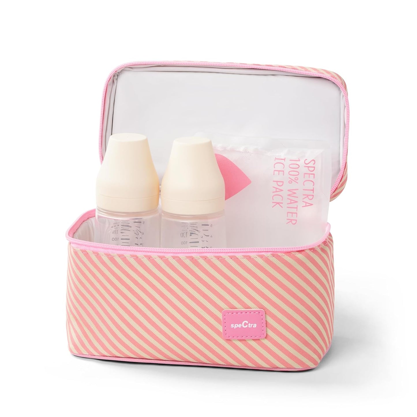 Spectra Cooler Bag Storage Kit for Breast Milk - Pink Design