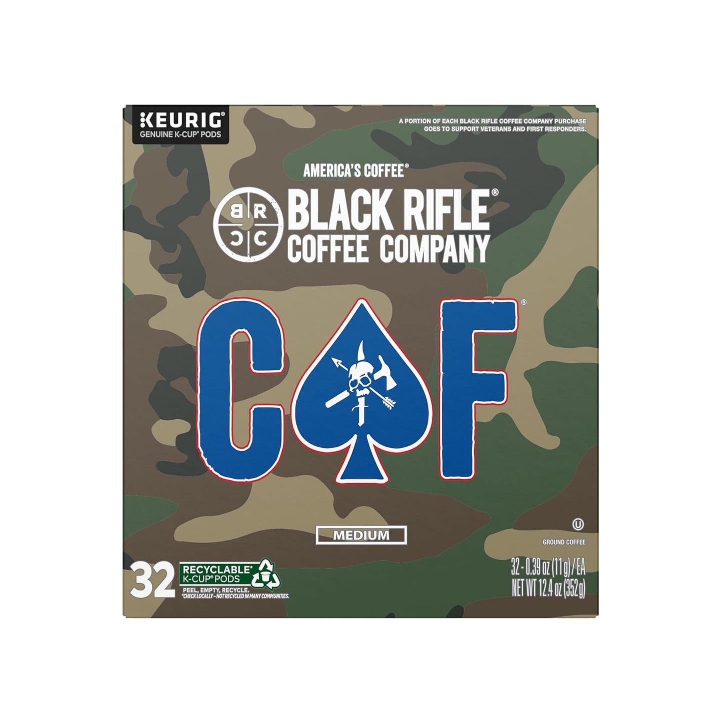 2X Caffeine Boost! BRCC CAF Coffee Pods