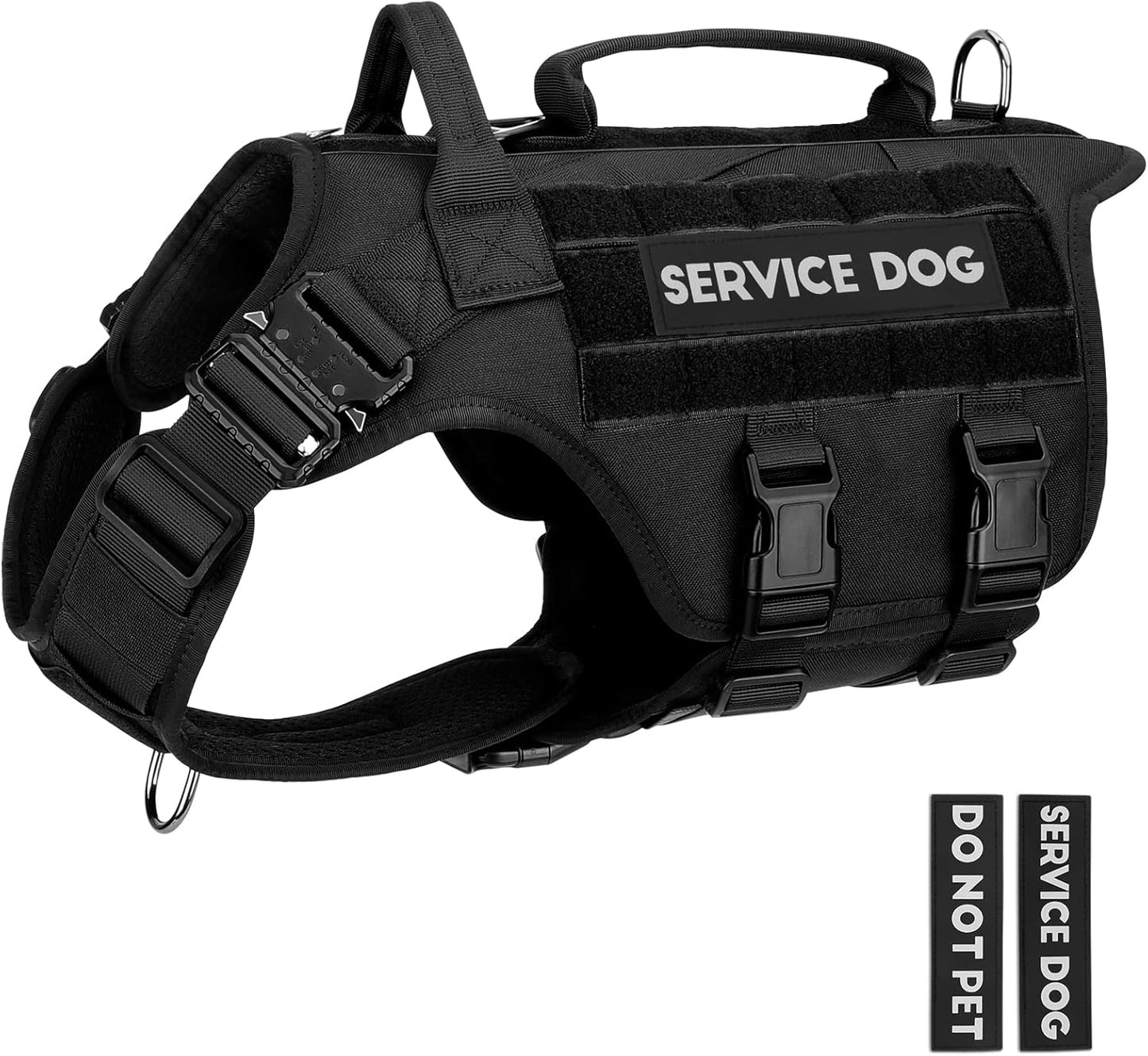 PETNANNY Tactical Dog Harness for Large Breeds - No-Pull Vest