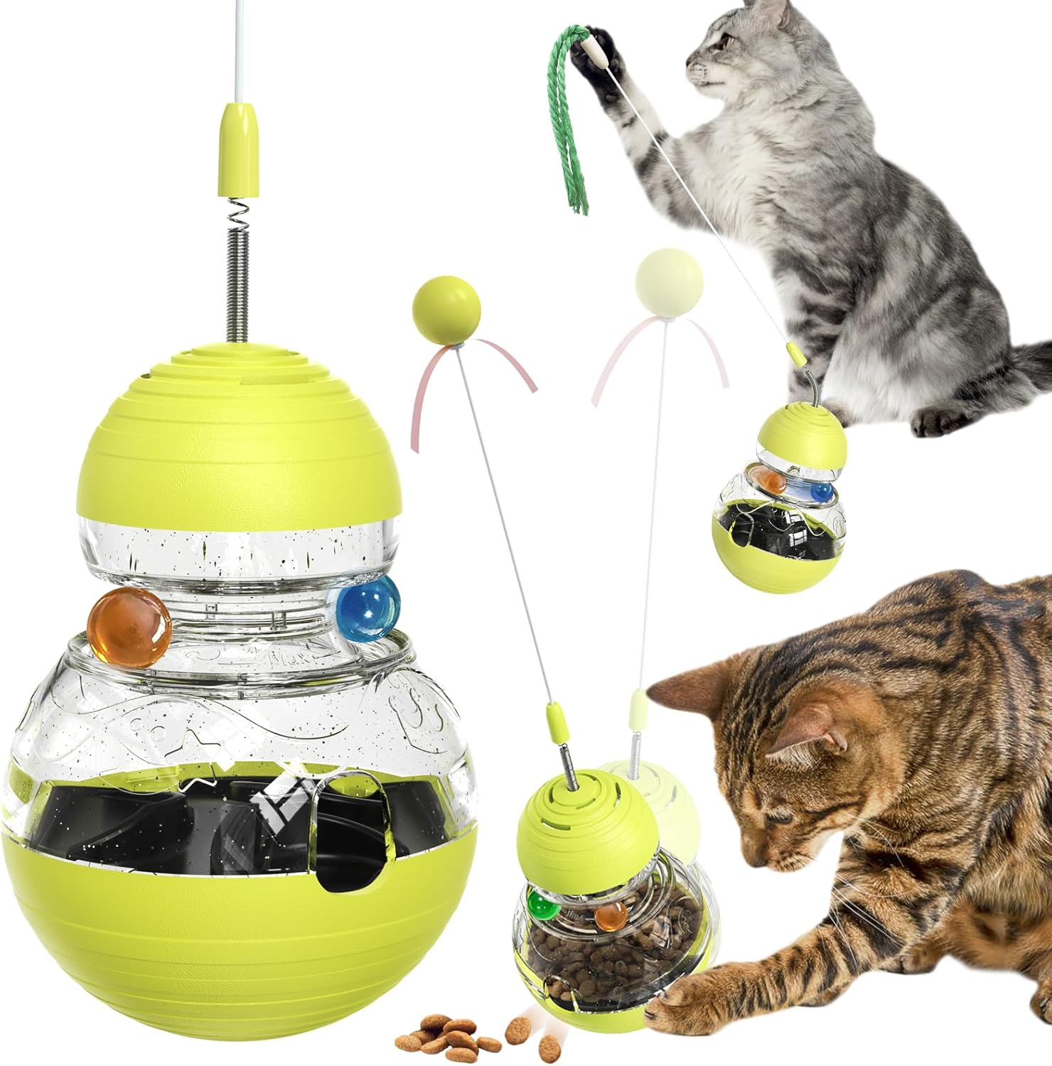 Interactive Cat Toy Set for Weight Loss & Fun - TLKNG