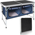 Camp Field Folding Camping Aluminum Table - Portable Outdoor Table