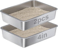 Stainless Steel Litter Box - Durable Metal Cat Litter Tray
