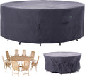Patio Furniture Cover 84in Dia x 31in H - Heavy Duty Waterproof