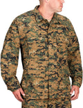 Propper Uniform BDU Mens Ripstop Coat Jacket - Durable 4-Pocket