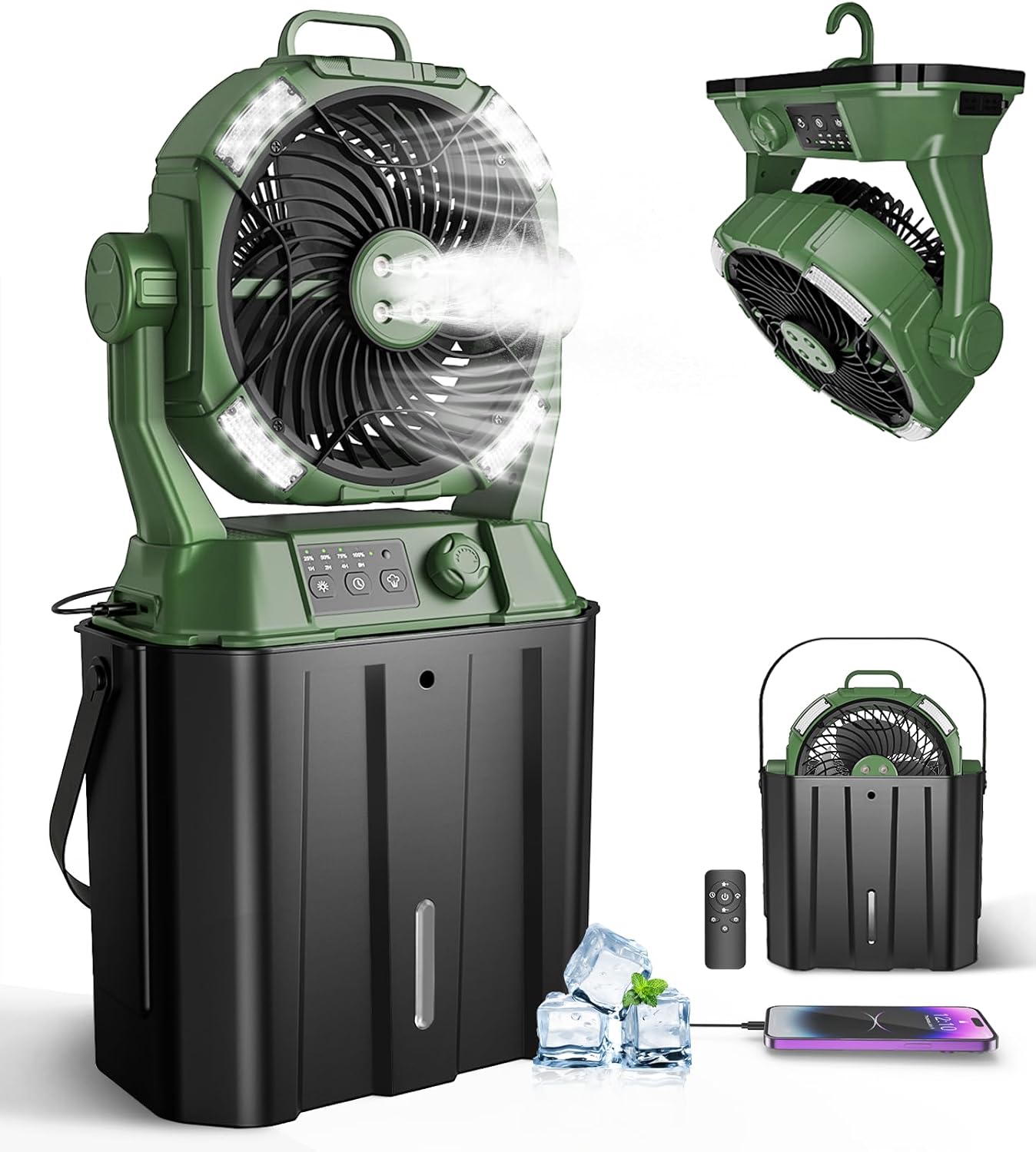 Portable Misting Fan for Outside Patios and Camping Needs