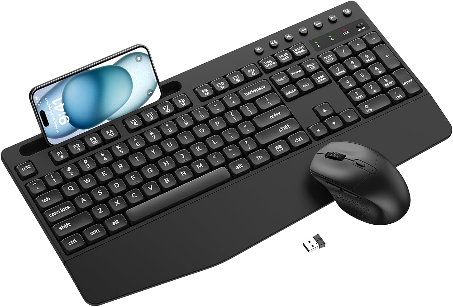 Ultimate Comfort Wireless Keyboard & Mouse Set