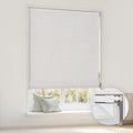 Cordless Roman Shades Blackout Thermal Insulated - No Drill, 23in x