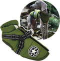 2 in 1 Dog Clothes for Large Dogs - Warm Winter Coat with Harness