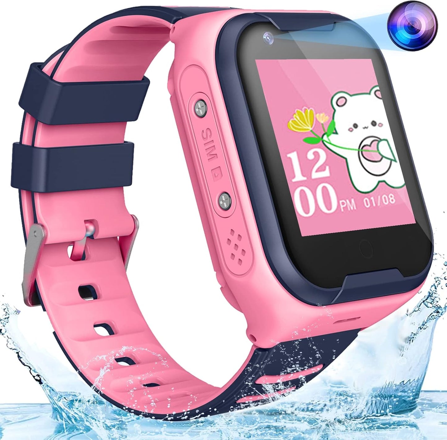 TEZILON GPS Smart Watch for Kids - Real-time Tracking