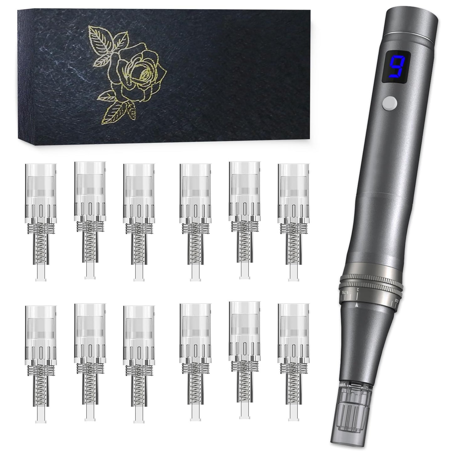 Flawless Beauty: Cordless PMU Machine + 12 Cartridges