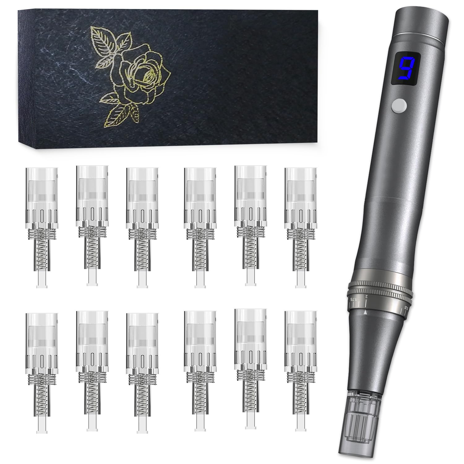 Flawless Beauty: Cordless PMU Machine + 12 Cartridges