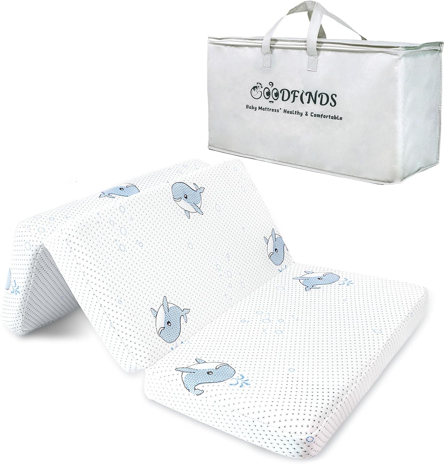 Pack and Play Mattress - Soft & Firm Memory Foam Comfort