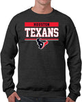 Houston Texans Charcoal Crewneck Sweatshirt - Warm Game Day Staple