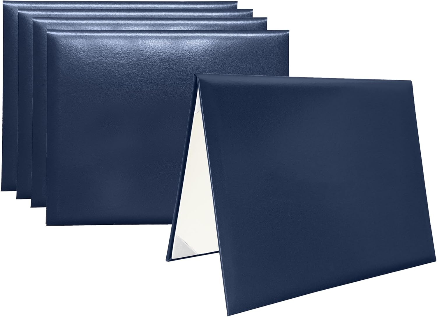 5 PCS Smooth Diploma Certificate Covers for Graduation and More