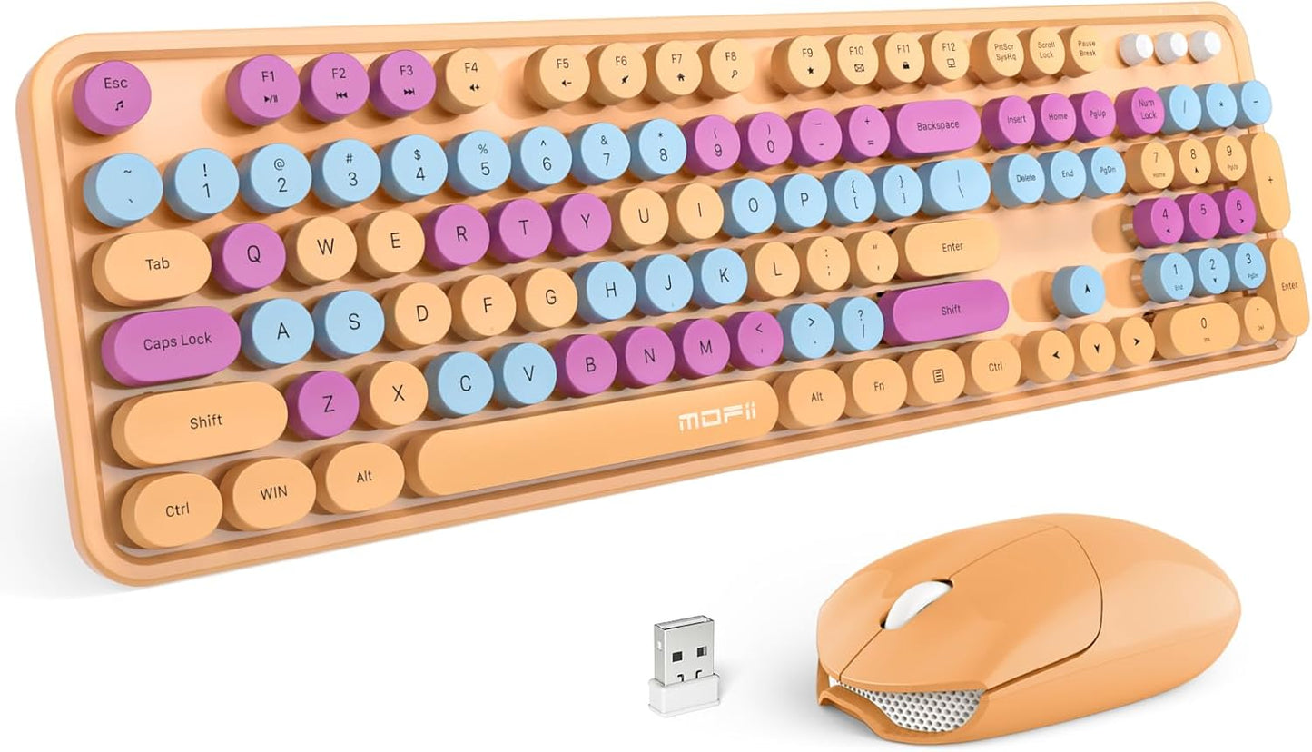 MOFII Wireless Keyboard and Mouse Combo for Fun Office Use