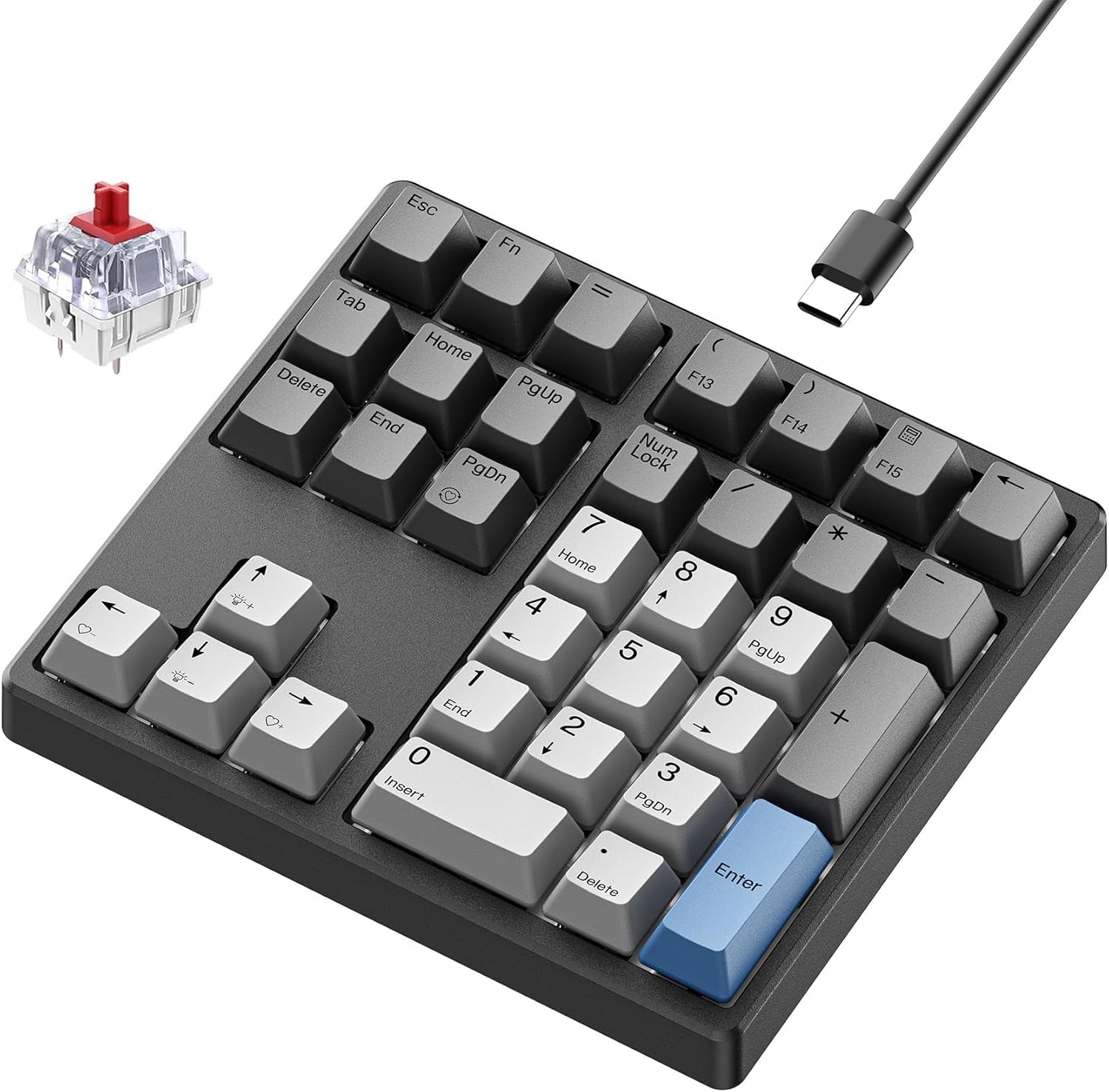Mechanical Number Pad with Gateron Switches for Enhanced Efficiency