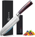 PAUDIN Santoku Knife 7 in - Ultra Sharp Edge for Everyday Prep