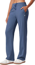 Women's Fleece Lined Straight Leg Pants 27/29/31 - Thermal Comfort