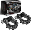 AUTMATCH D Ring Mega Shackles 3/4 in 2 Pack - Heavy Duty Recovery