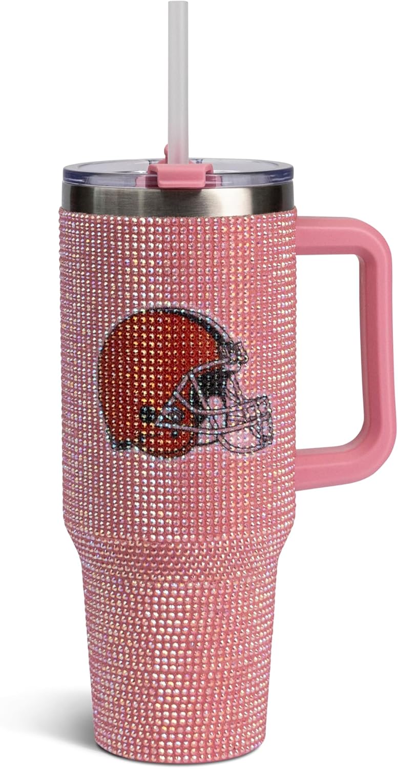 NFL Game Day Tumbler - 40oz Stainless Steel Bling Cup