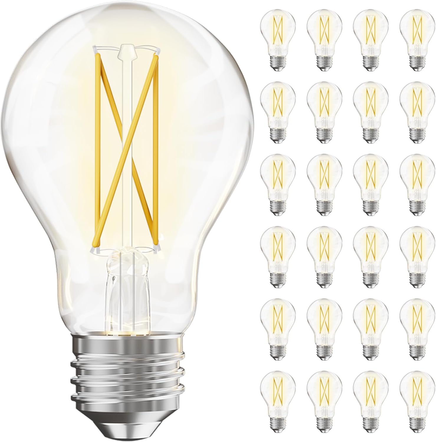 TJOY Vintage LED Edison Bulbs - Dimmable 60W Equivalent Brightness