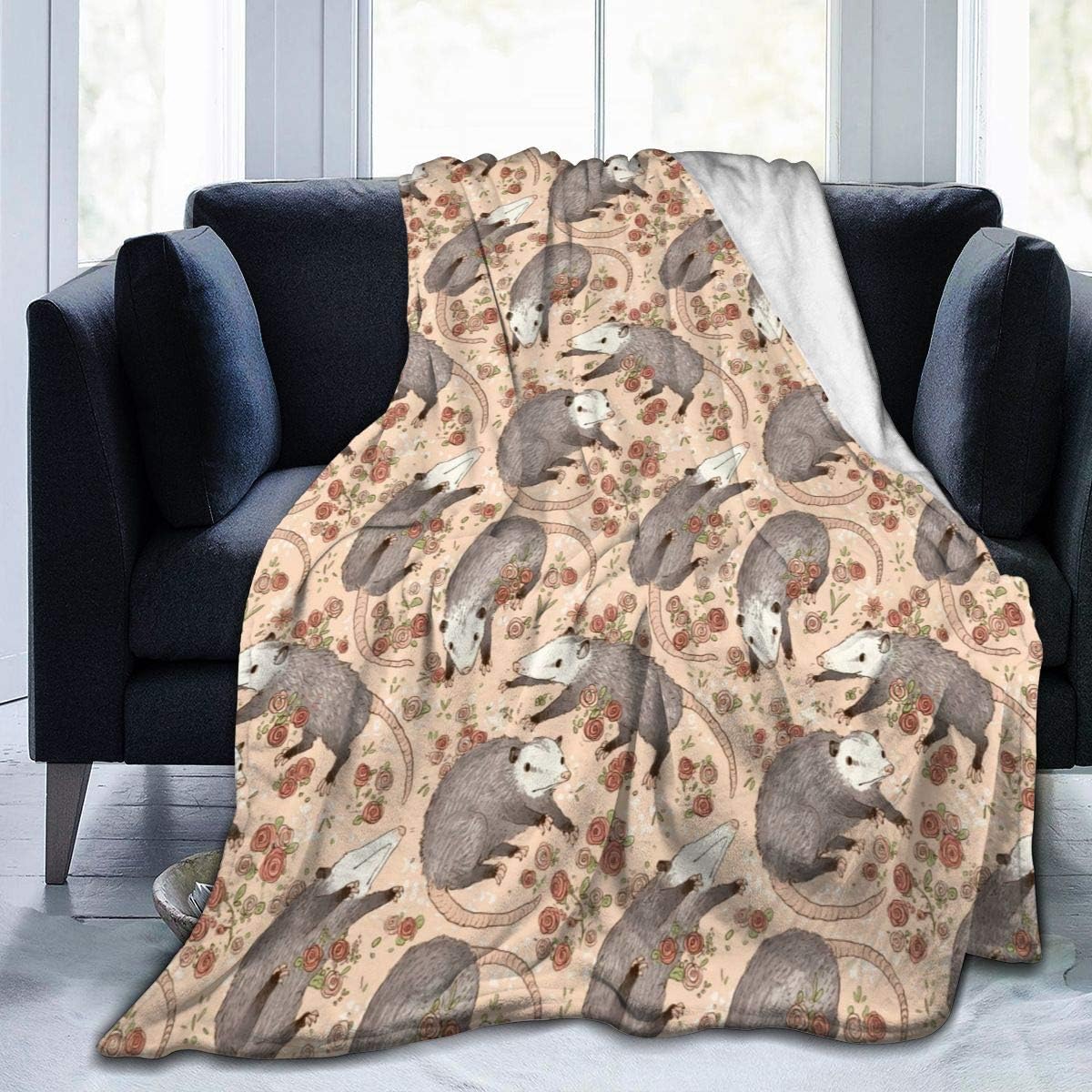 Cozy Possum Blanket for Traveling & Camping