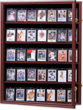 35 Baseball Card Display Case Wall Mount - Lockable UV Protection