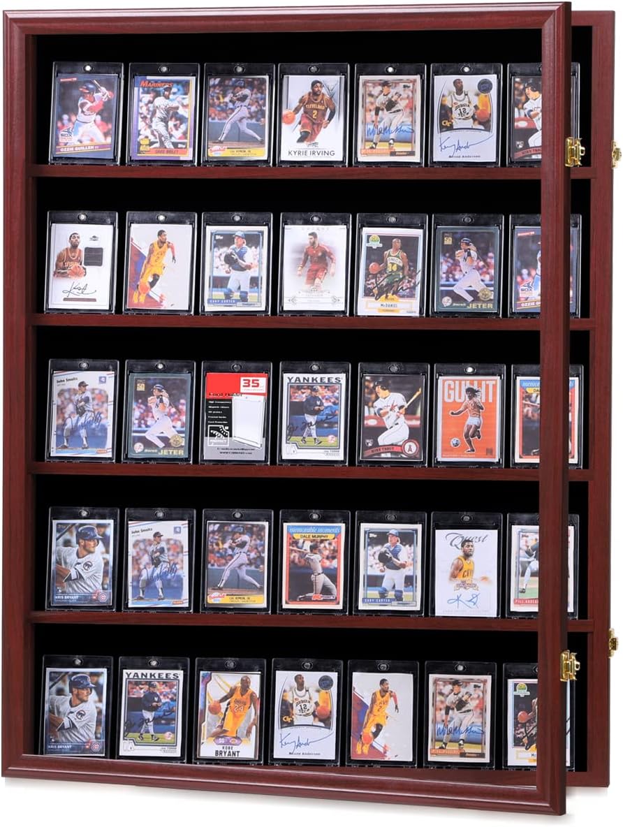 35 Baseball Card Display Case with UV Protection for Graded Cards