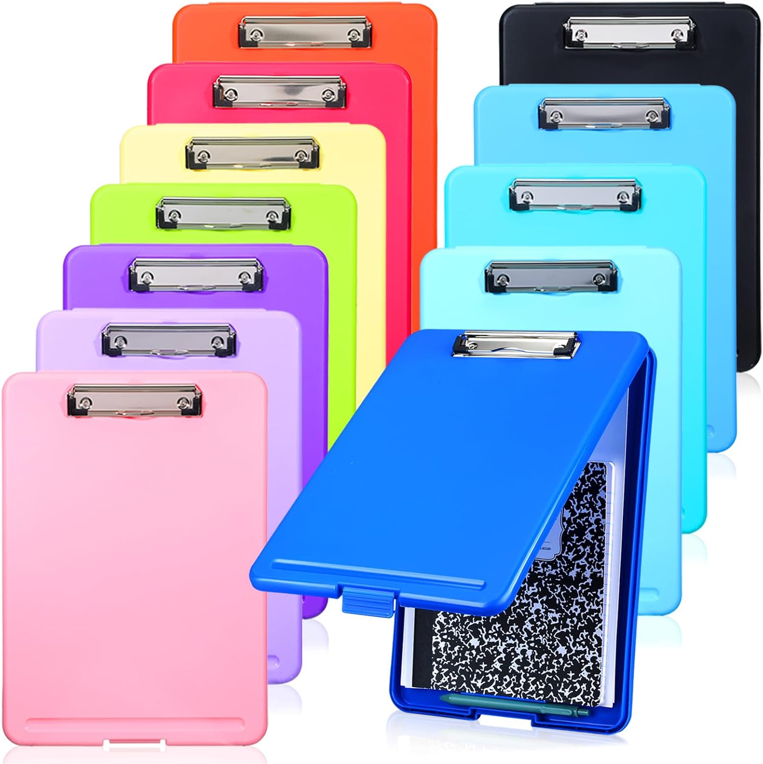 Heavy Duty Portable Writing Boards - 12 Pcs Clipboards Set