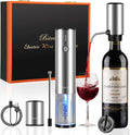 Electric Wine Bottle Opener Set with Luxurious Wooden Gift Box